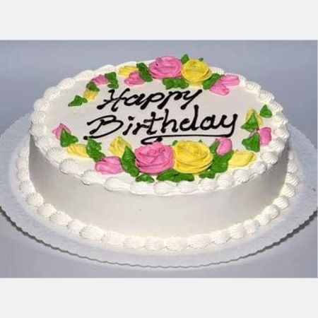 Vanila Birthady Cake